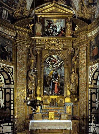 GRECO, El Altarpiece Spain oil painting art